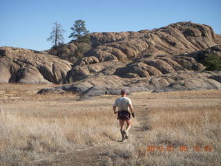 25 735. Willow Lake run in Prescott - Adam running - back
