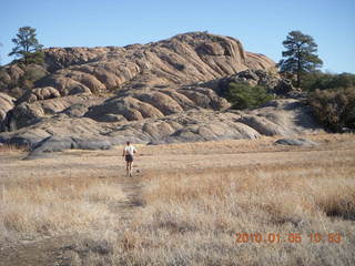26 735. Willow Lake run in Prescott - Adam running - back