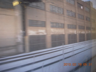 snow on the railroad tracks in Philly