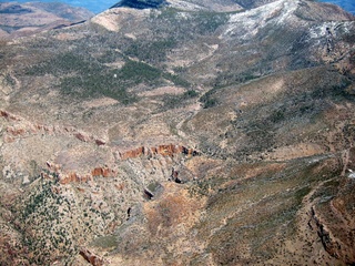 aerial - mountains near Payson (PAN) - waterfall