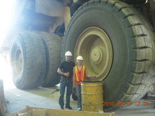 Zion National Park - Angels Landing hike - machinery to repair trail