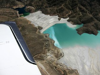 Sean's picture - Bagdad mine tour - Kristina and big dump truck