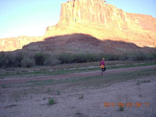 1187 773. Mineral Canyon airstrip - Adam running