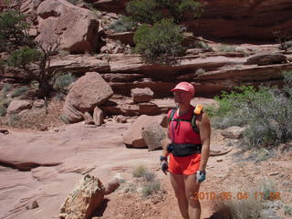 1214 774. Canyonlands Lathrop Trail hike - Adam