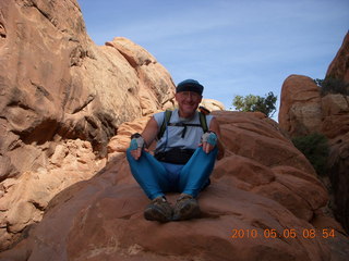 46 775. Arches National Park - Devil's Garden and Dark Angel hike - Adam