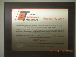 telescope at Mt. Graham