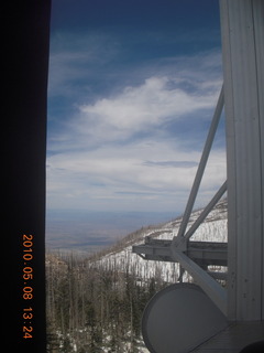 telescope at Mt. Graham - view