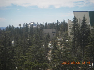 telescope at Mt. Graham view