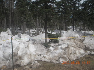 telescope at Mt. Graham - snow