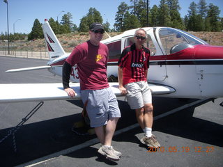 Phoebe and Phil and Adam flying in N4372J