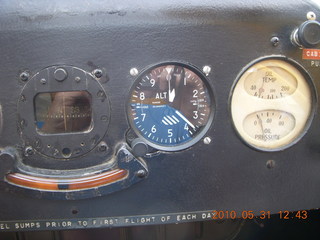 Neil's Piper Cub instrument panel