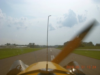 aerial from Neil's Piper Cub - landing