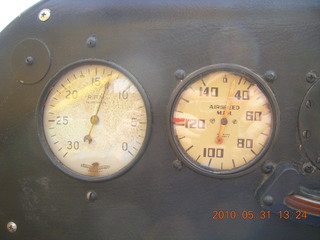 Neil's Piper Cub instrument panel