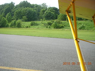 Adam and Neil flying in Neil's Piper Cub