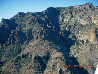 aerial - mountains near Superior