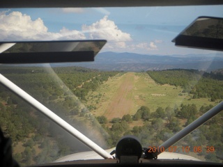 NM-RAC New Mexico back-country get-together - aerial - landing at Me-Own