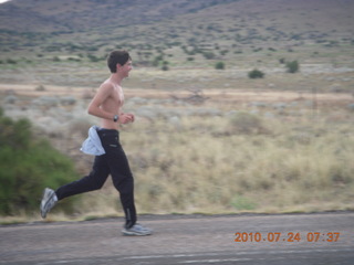 Holbrook Airport (P14) - Route 66 sign and Adam