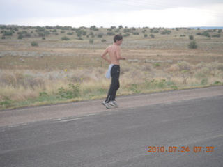 Holbrook Airport (P14) run - Route 66 sign and Adam