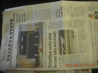 article on Tempe Town Lake dam repair