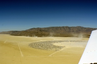7S5 to DVT trip - aerial - Nevada - Black Rock City - Burning Man area