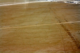 7S5 to DVT trip - aerial - Nevada - Black Rock City - Burning Man airstrip