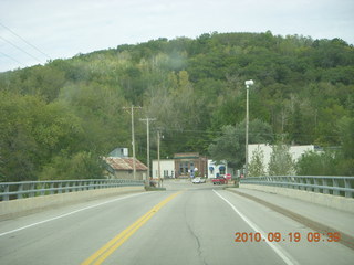 Welch run with Kevin - drive back to the house