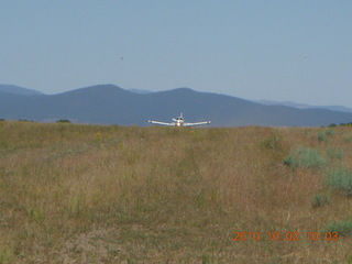 Me-Own airstrip run - N8377W in the distance