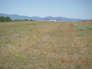 landing traffic at Me-Own airstrip
