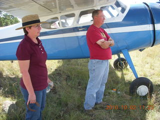 Me-Own airstrip ad-hoc fly-in group photo