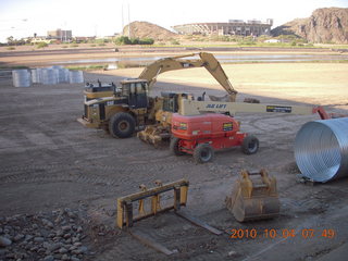 construction on the Mississippi River bridge in Minnesota