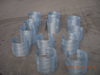 big metal pipes in Tempe Town Lake - 'But is it art?'