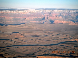 1291 7dp. Moab trip - aerial northeast end of Grand Canyon