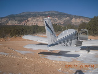 211 7dp. Moab trip - N8377W at Navajo Mountain airstrip