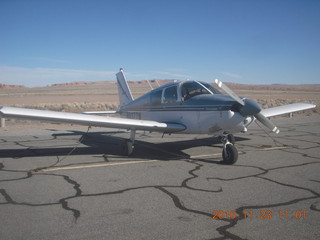 212 7dp. Moab trip - N8377W at Hanksville Airport
