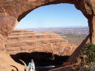 1353 7dr. Moab trip - Arches Devil's Garden hike - Adam in Partition Arch