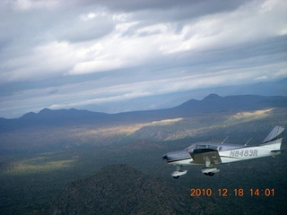 aerial - N8483R in flight