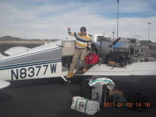 273 7f2. Zion National Park trip - unpacking N8377W