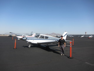 322 7g8. Sky Harbor fly-in - N8377W and Adam