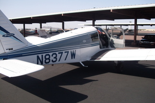 370 7g8. Sky Harbor fly-in - N8377W at DVT