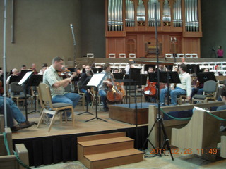 Beethoven #9 orchestral rehearsal at Pinnacle Presbyterian