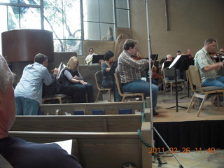Beethoven #9 orchestral rehearsal at Pinnacle Presbyterian