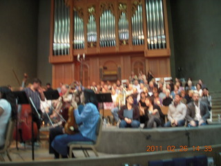 Beethoven #9 orchestral rehearsal at Pinnacle Presbyterian