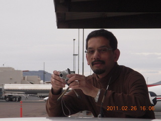 Deep taking a picture