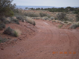 58 7j6. Nokai Dome airstrip run