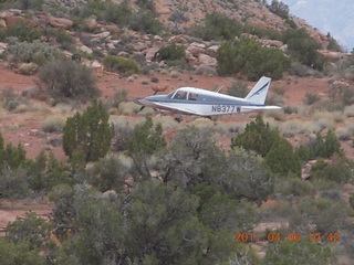 456 7j6. Nokai Dome airstrip run - N8377W