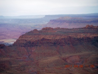 81 7j6. aerial - Lake Powell 'south fork' area