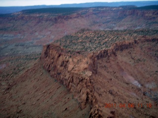 89 7j6. aerial - Lake Powell 'south fork' area - Piute Canyon area