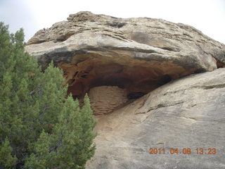 Canyonlands Needles - Roadside Ruin hike - ancient storehouse