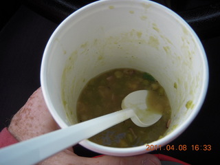 295 7j8. Canyonlands Needles - Needles Outpost - split pea soup from Tracey