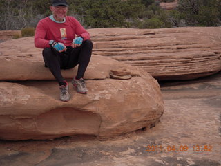 1466 7j9. Dead Horse Point - Big Horn hike - Adam (tripod)